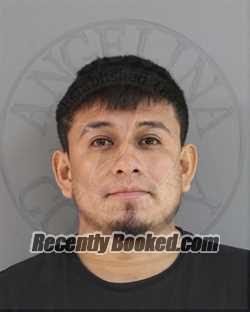 Recent Mugshot Image for RICARDO MENDOZA in Angelina County, Texas