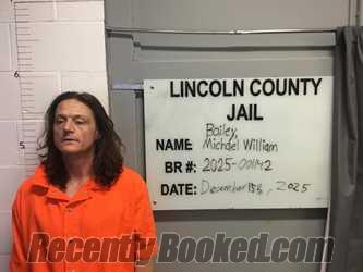 Recent Mugshot Image for MICHAEL WILLIAM BAILEY in Lincoln County, Oklahoma