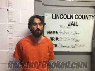 Recent Mugshot Image for ANDREW PAUL PAYNE in Lincoln County, Oklahoma