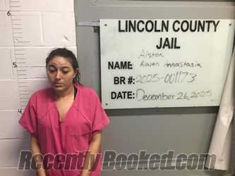 Recent Mugshot Image for RAVEN ALSTON in Lincoln County, Oklahoma