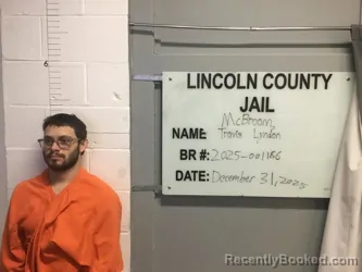 Recent Mugshot Image for TRAVIS LYNDON MCBROOM in Lincoln County, Oklahoma