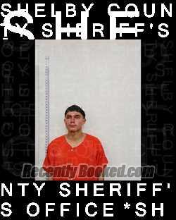 Recent Mugshot Image for ADRIAN ALCUDIA in Shelby County, Texas