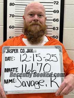 Recent Mugshot Image for RODNEY MATTHEW SAVAGE in Jasper County, Iowa