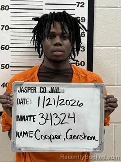 Recent Mugshot Image for GERSHOM PAIJEBO COOPER in Jasper County, Iowa