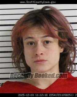 Recent Mugshot Image for ALEXANDRA ELIZABETH ESPOSITO in Scott County, Iowa