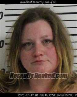 Recent Mugshot Image for BRITTANY MICHELLE KIBLING in Scott County, Iowa