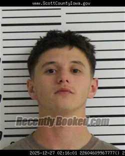 Recent Mugshot Image for AYDEN LEE RUARK in Scott County, Iowa