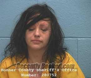 Recent Mugshot Image for KELLI NICOLE BAKER in Bonner County, Idaho