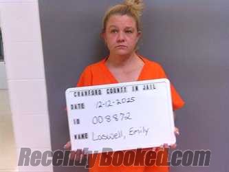 Recent Mugshot Image for EMILY LASWELL in Crawford County, Indiana