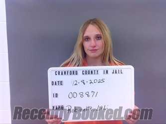 Recent Mugshot Image for LILI ROBINETTE in Crawford County, Indiana