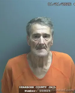 Recent Mugshot Image for RICKY RAY ROBERTSON in Dearborn County, Indiana