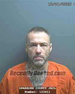 Recent Mugshot Image for JOSHUA EDWARD CORDLE in Dearborn County, Indiana