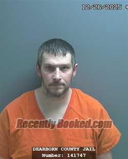 Recent Mugshot Image for JASON MICHAEL TAYLOR in Dearborn County, Indiana