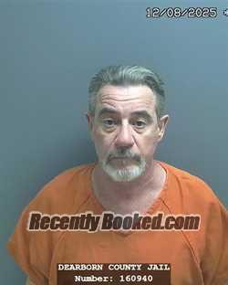 Recent Mugshot Image for DAVID ALLEN SCALF in Dearborn County, Indiana