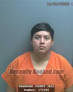 Recent Mugshot Image for ERICK ELVIS CHESME-BAZURTO in Dearborn County, Indiana