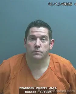 Recent Mugshot Image for BRANDON MICAHEL BLESSING in Dearborn County, Indiana