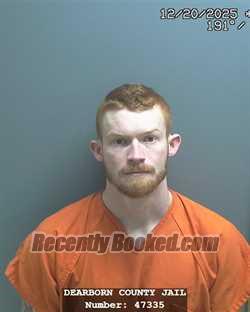 Recent Mugshot Image for DALLAS MATTHEW CLARK in Dearborn County, Indiana