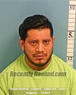 Recent Mugshot Image for LUCAS PABLO NOE MARTI in Huntington County, Indiana