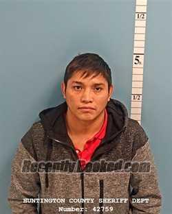 Recent Mugshot Image for MATEO LUCAS ALONZO in Huntington County, Indiana