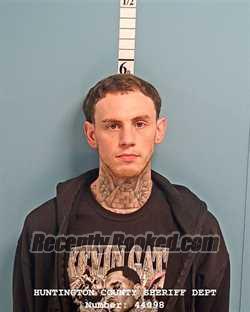 Recent Mugshot Image for TRENTON JOSHUA SPENCER in Huntington County, Indiana