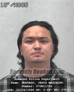 Recent Mugshot Image for JESUS MAXIMINO HURTADO in Lake County, Indiana