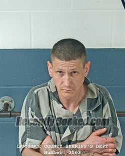 Recent Mugshot Image for CLAUDE DAVID SWARTZ in Lawrence County, Indiana