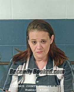 Recent Mugshot Image for AMANDA D BRUHN in Lawrence County, Indiana
