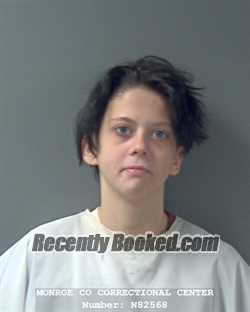 Recent Mugshot Image for DEZIREE HOPE MORGAN in Monroe County, Indiana