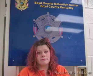 Recent Mugshot Image for AMBER MEADE in Boyd County, Kentucky