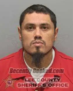 Recent Mugshot Image for JORGE ALEX MANZANARES in Lee County, Florida