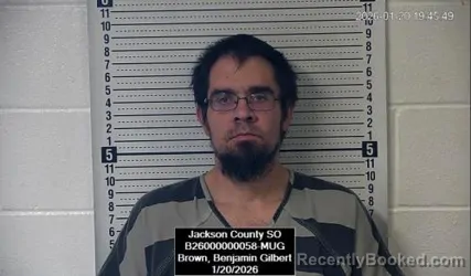 Recent Mugshot Image for Benjamin Gilbert Brown in Jackson County, Kansas