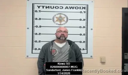 Recent Mugshot Image for James Franklin Sanderford in Kiowa County, Kansas