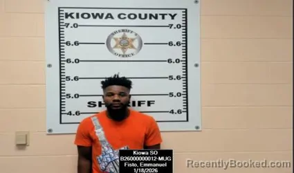 Recent Mugshot Image for Emmanuel Fisto in Kiowa County, Kansas