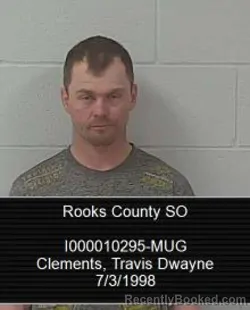 Recent Mugshot Image for Travis Dwayne Clements in Rooks County, Kansas
