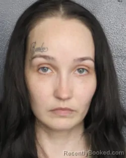 Recent Mugshot Image for HALEY MARIE BOURDO in Broward County, Florida