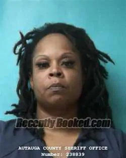 Recent Mugshot Image for LATRASHA MARIEIA HOLMES in Autauga County, Alabama
