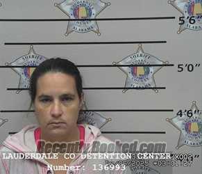 Recent Mugshot Image for HOPE LEANN BORDEN in Lauderdale County, Alabama
