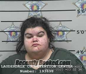 Recent Mugshot Image for ASHTYN NICOLE BOGUS in Lauderdale County, Alabama