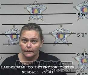 Recent Mugshot Image for JESSICA ANN BURGESS in Lauderdale County, Alabama