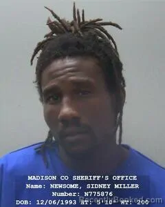 Recent Mugshot Image for SIDNEY M NEWSOME in Madison County, Alabama