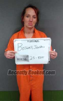 Recent Mugshot Image for Jouslen Glenn Boswell in Sebastian County, Arkansas