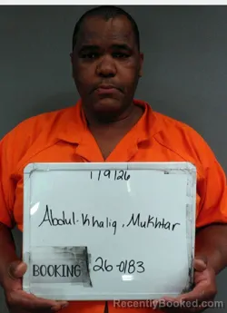 Recent Mugshot Image for Mukhtar Ali Abdul-Khaliq in Sebastian County, Arkansas