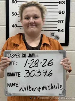 Booking photo from Jasper County, Iowa