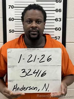 Booking photo from Jasper County, Iowa