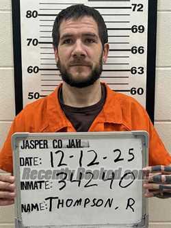 Booking photo from Jasper County, Iowa