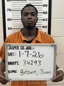 Mugshot of JUAN DEVON BROWN