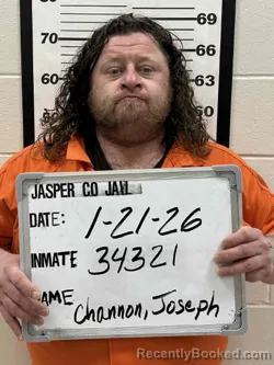 Booking photo from Jasper County, Iowa