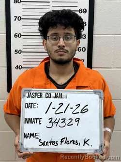 Mugshot of KEVIN OMAN SANTOS FLORES