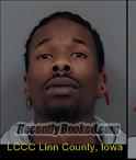 Booking photo from Linn County, Iowa