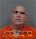 Booking photo from Linn County, Iowa